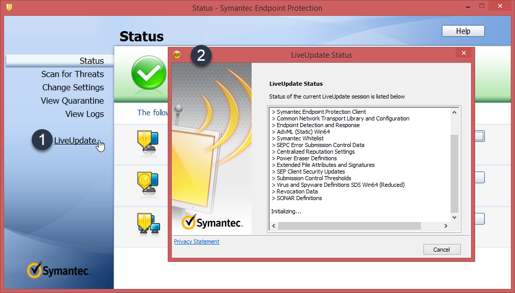 Как удалить symantec endpoint protection